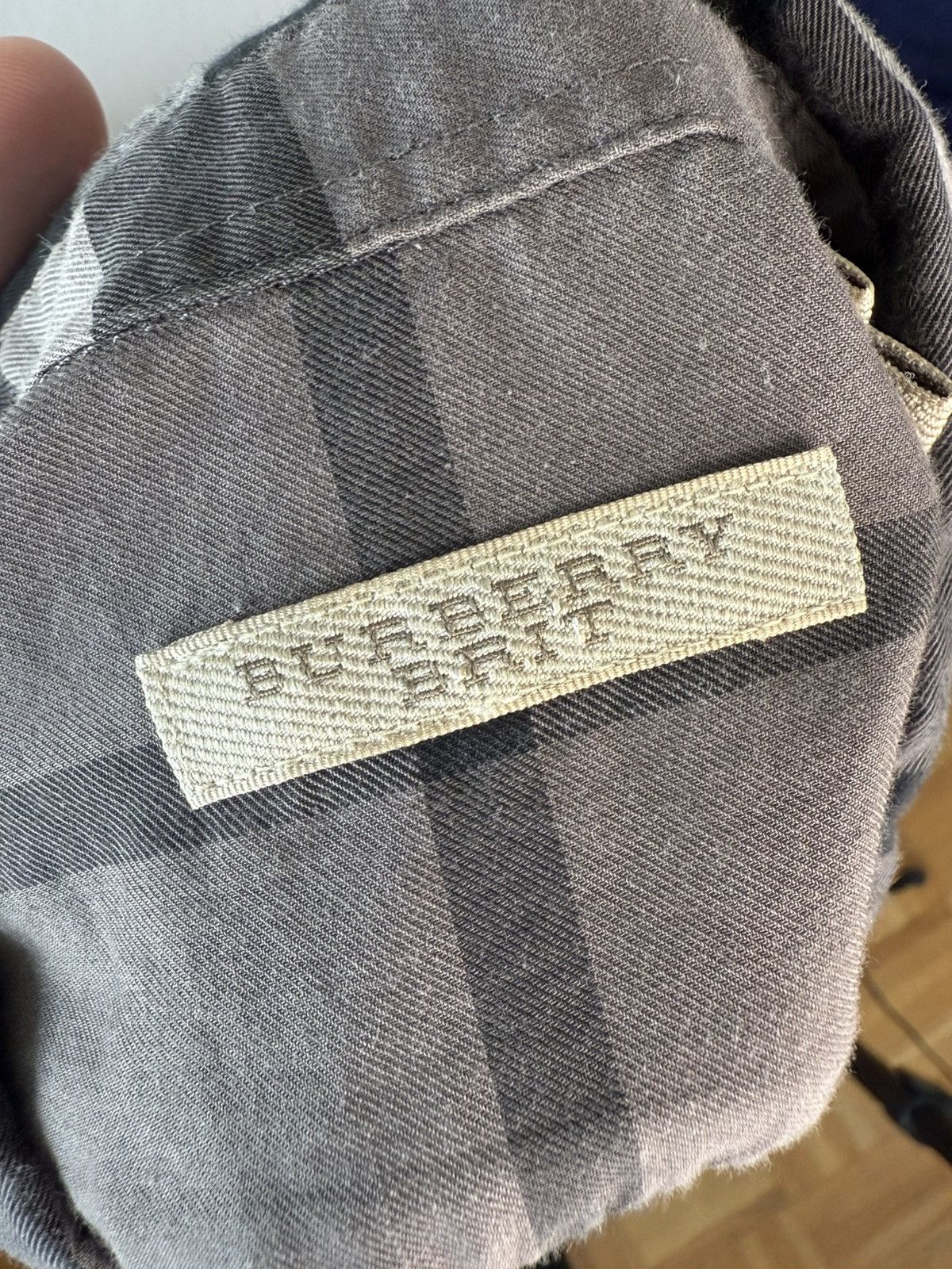 Burberry Burberry Brit Grey Check Longsleeve Shirt Size US XS / EU 42 / 0 - 3 Thumbnail