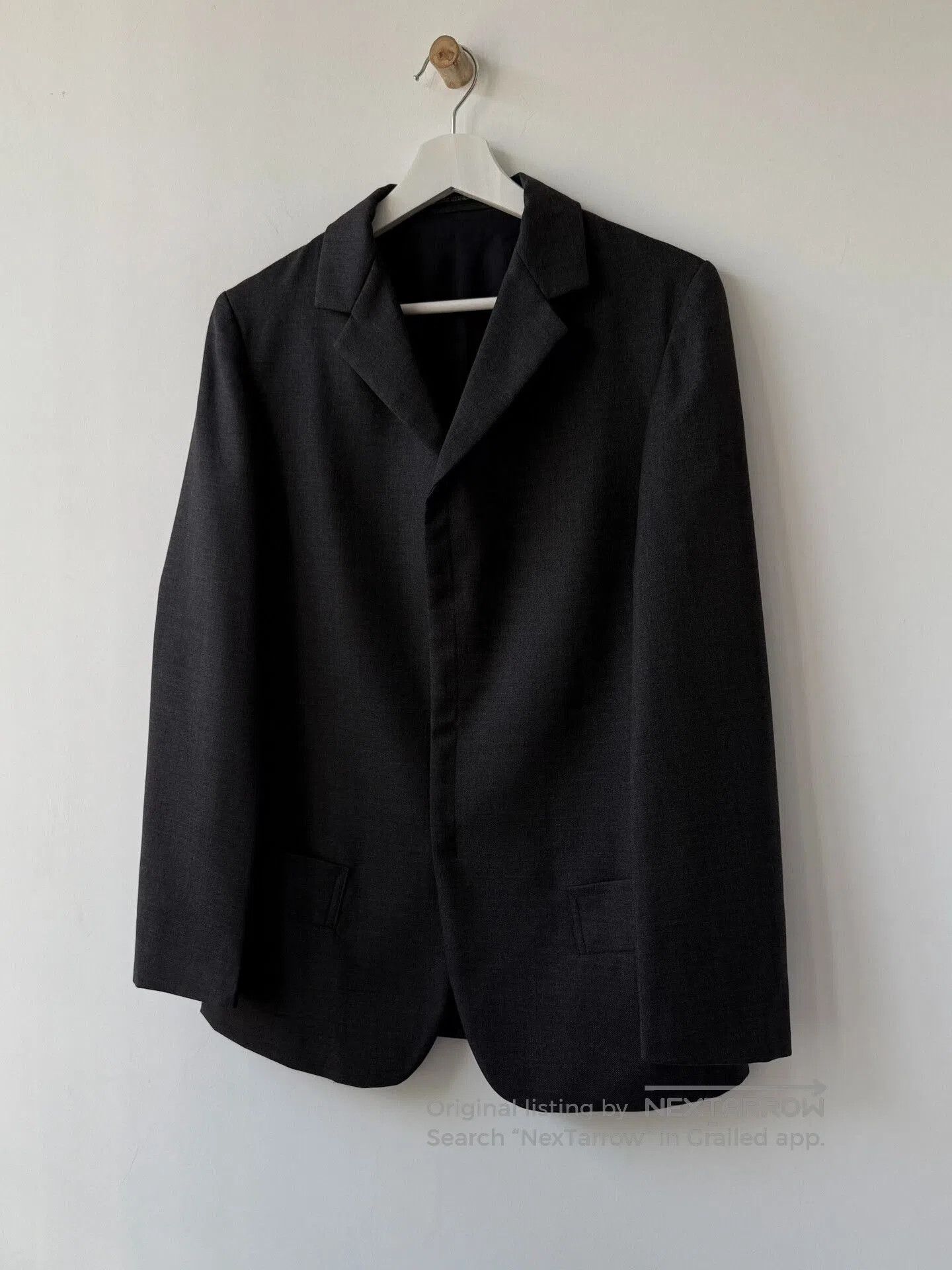 Y's Yohji Yamamoto Y's Minimalist Wool Blazer. Size US M / EU 48-50 / 2 - 4 Thumbnail