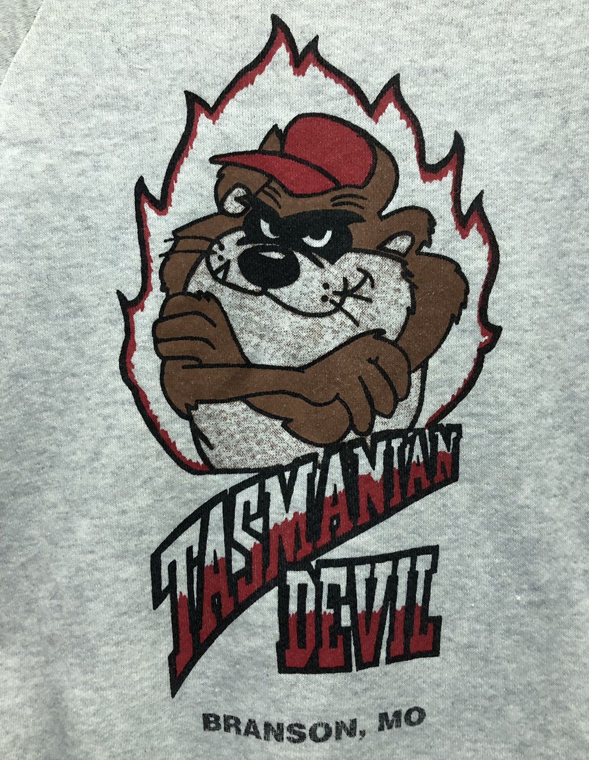 Vintage Vintage Looney Tunes Tasmanian Devil Branson,Mo Sweatshirt Size US M / EU 48-50 / 2 - 3 Thumbnail