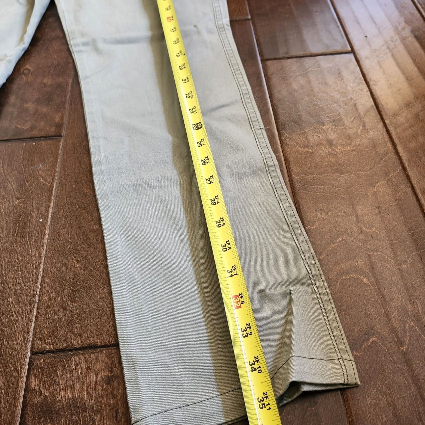 DKNY DKNY Women's Jeans - Khaki Gray - Size 6 - Cotton Spandex - Regular Fit - Zip Button Closure - Machine Washable - Solid - VAT? Size 28" / US 6 / IT 42 - 6 Thumbnail