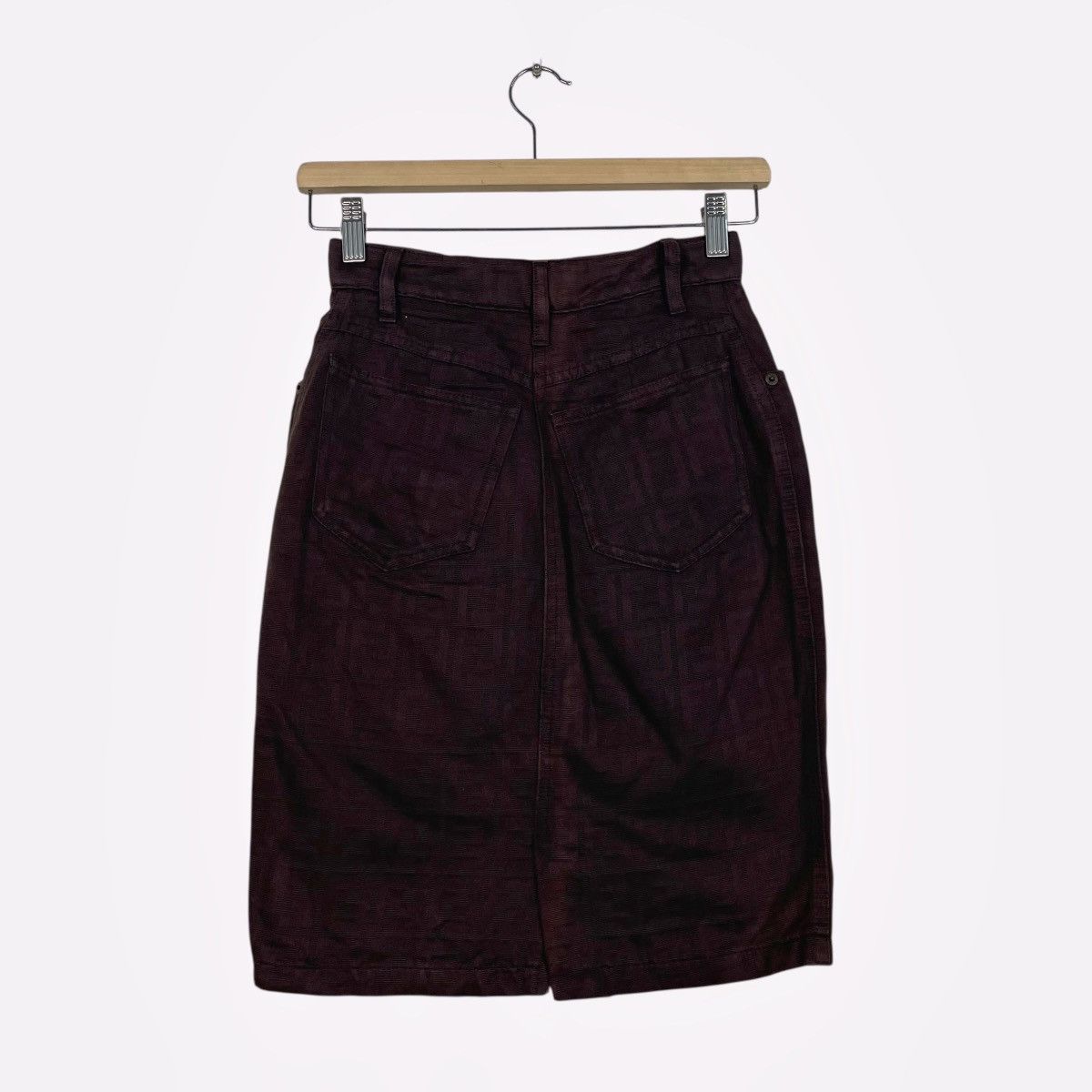 Fendi Vintage Fendi Zucca Skirt Size 27" / US 4 / IT 40 - 5 Thumbnail