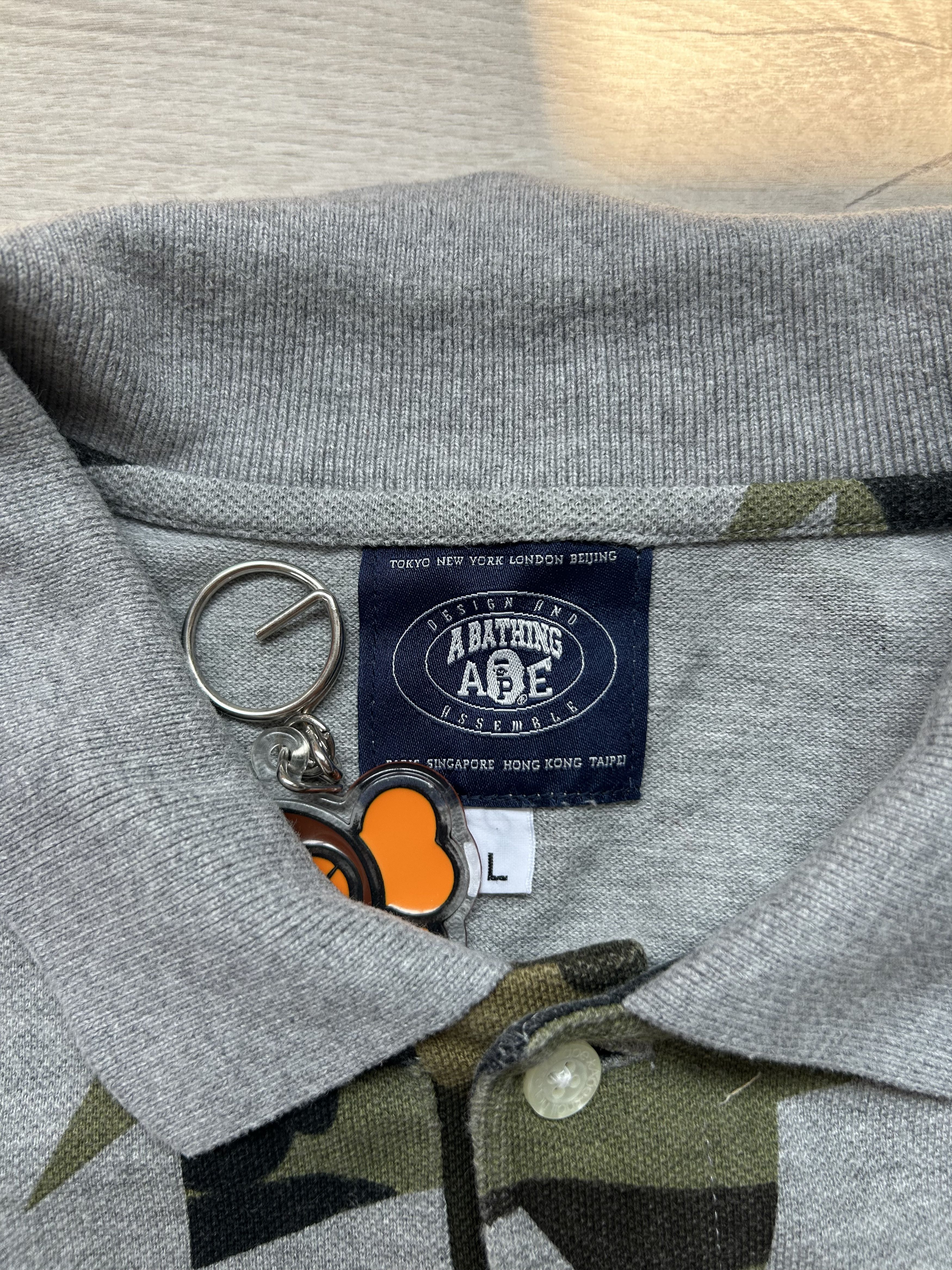 Bape Bape Camo Sta Pattern Polo [Size L] Size US L / EU 52-54 / 3 - 3 Thumbnail