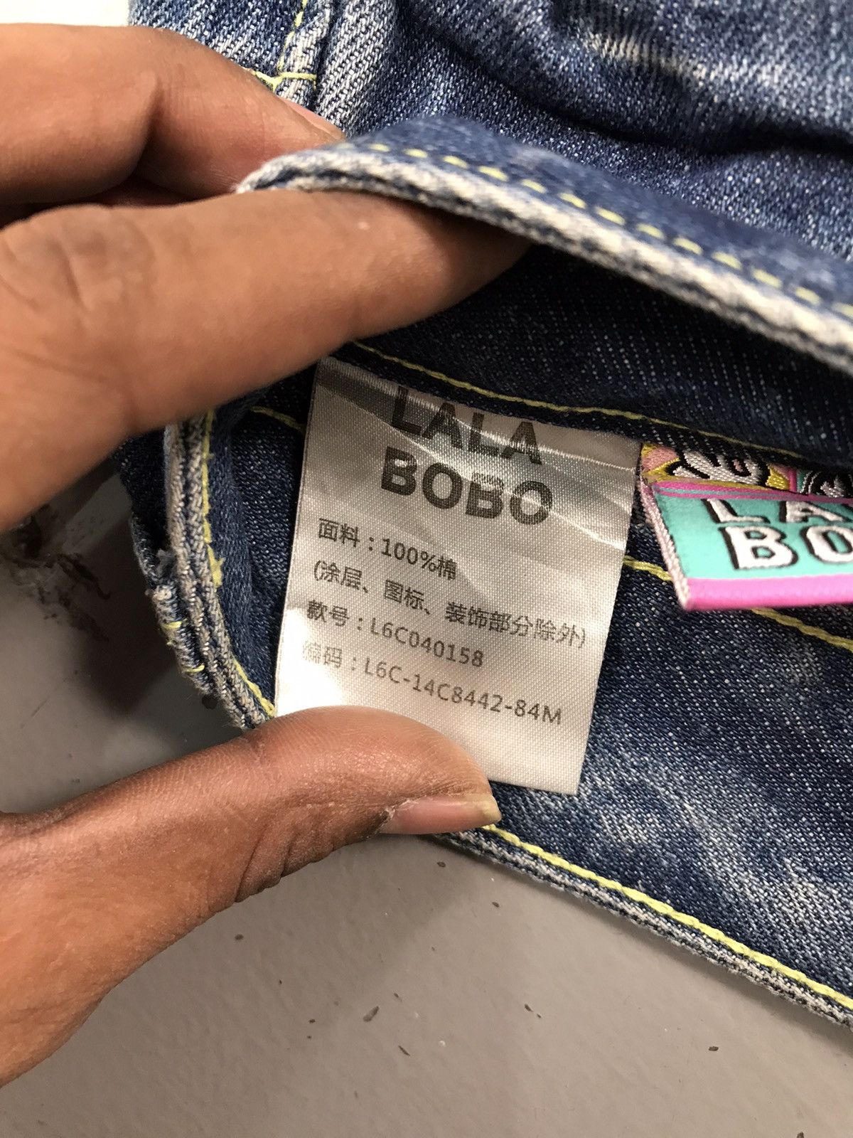 Vintage Vintage lalabobo multiple patch work denim Size US 30 / EU 46 - 8 Thumbnail
