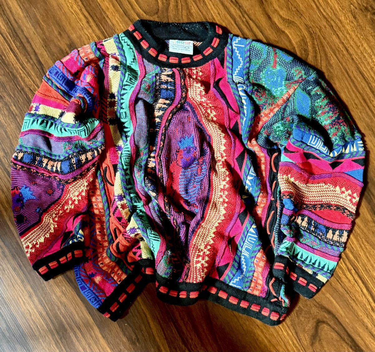 Coogi 💥SENSATIONAL💥 COOGI RARE PATTERN 3D COLOUR KNIT Size US M / EU 48-50 / 2 - 3 Thumbnail