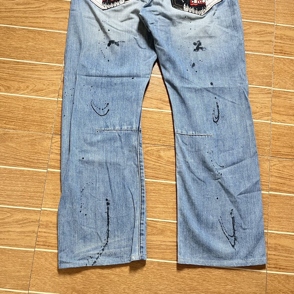 Ed Hardy Ed Hardy Denim Baggy Pants Size US 30 / EU 46 - 15 Thumbnail