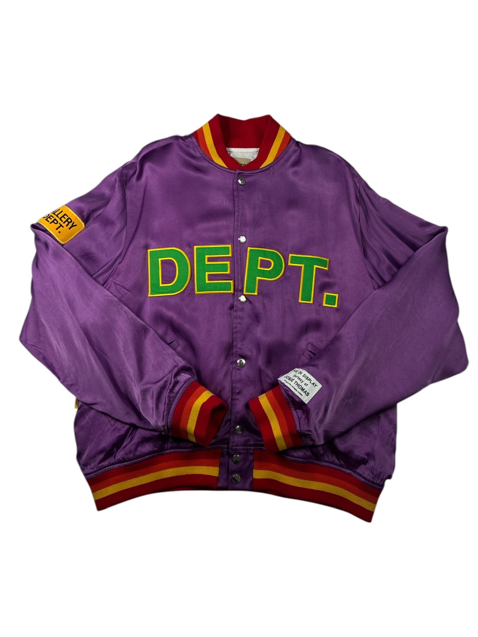 Gallery Dept. GALLERY DEPT MVP SATIN JACKET PURPLE Size US M / EU 48-50 / 2 - 1 Thumbnail