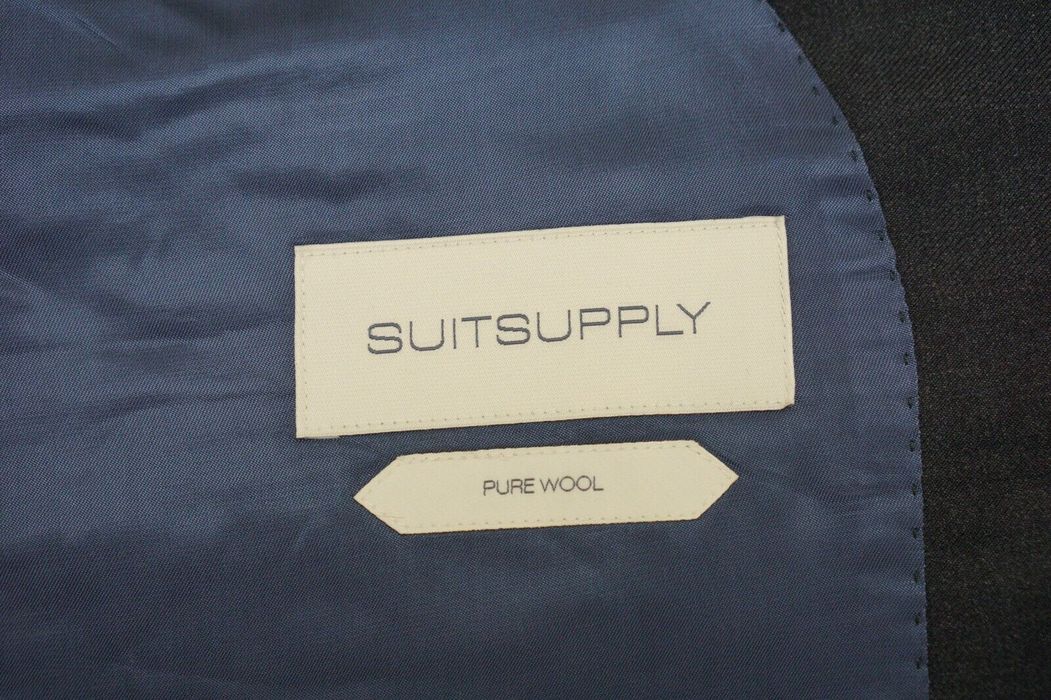 Suitsupply Men Suitsupply Suit Charcoal Grey Wool Reda EU46 US36 S521 ...