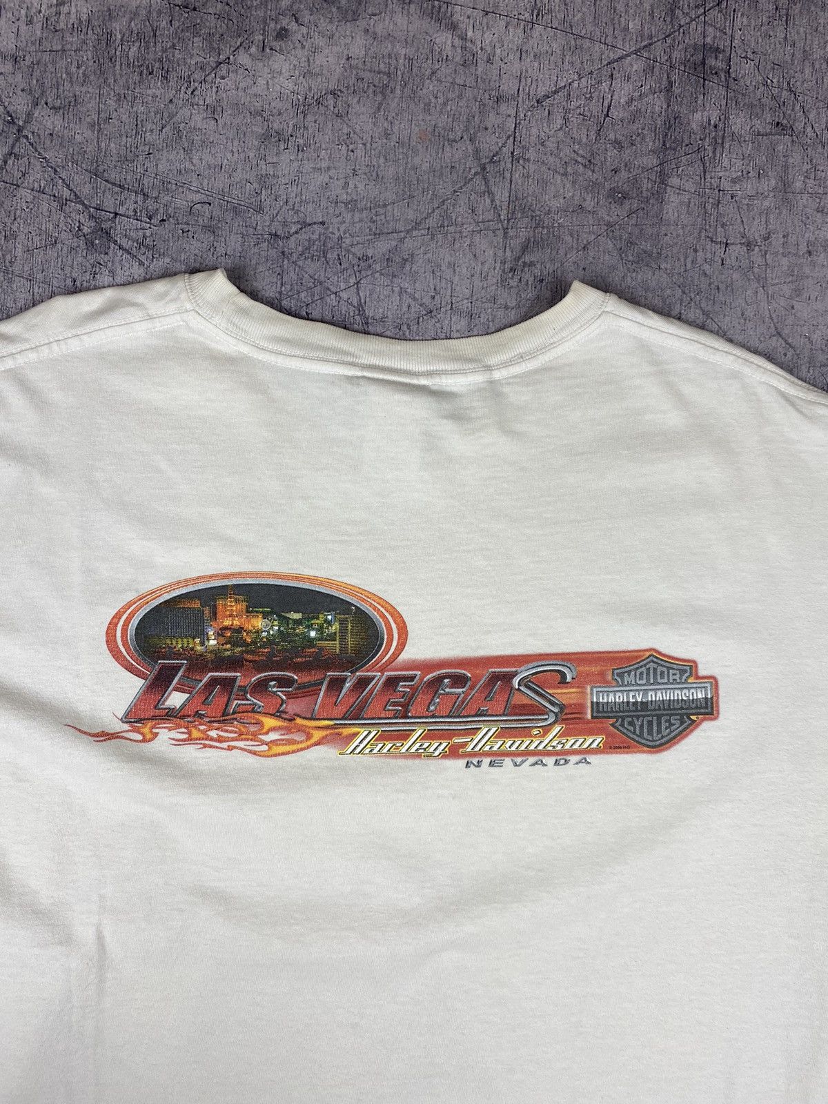 Harley Davidson Vintage Harley Davidson Las Vegas Tee T Shirt Size XL Size US L / EU 52-54 / 3 - 14 Thumbnail