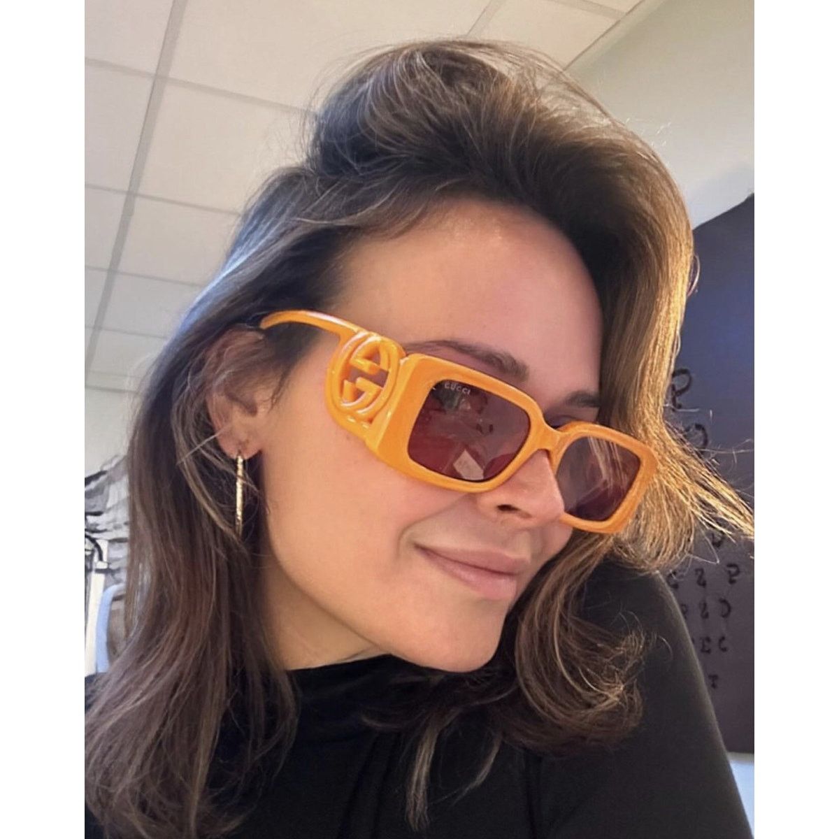 Gucci NEW Gucci Sunglasses GG1325S 008 Orange Rust Brown Authentic Size ONE SIZE - 1 Thumbnail