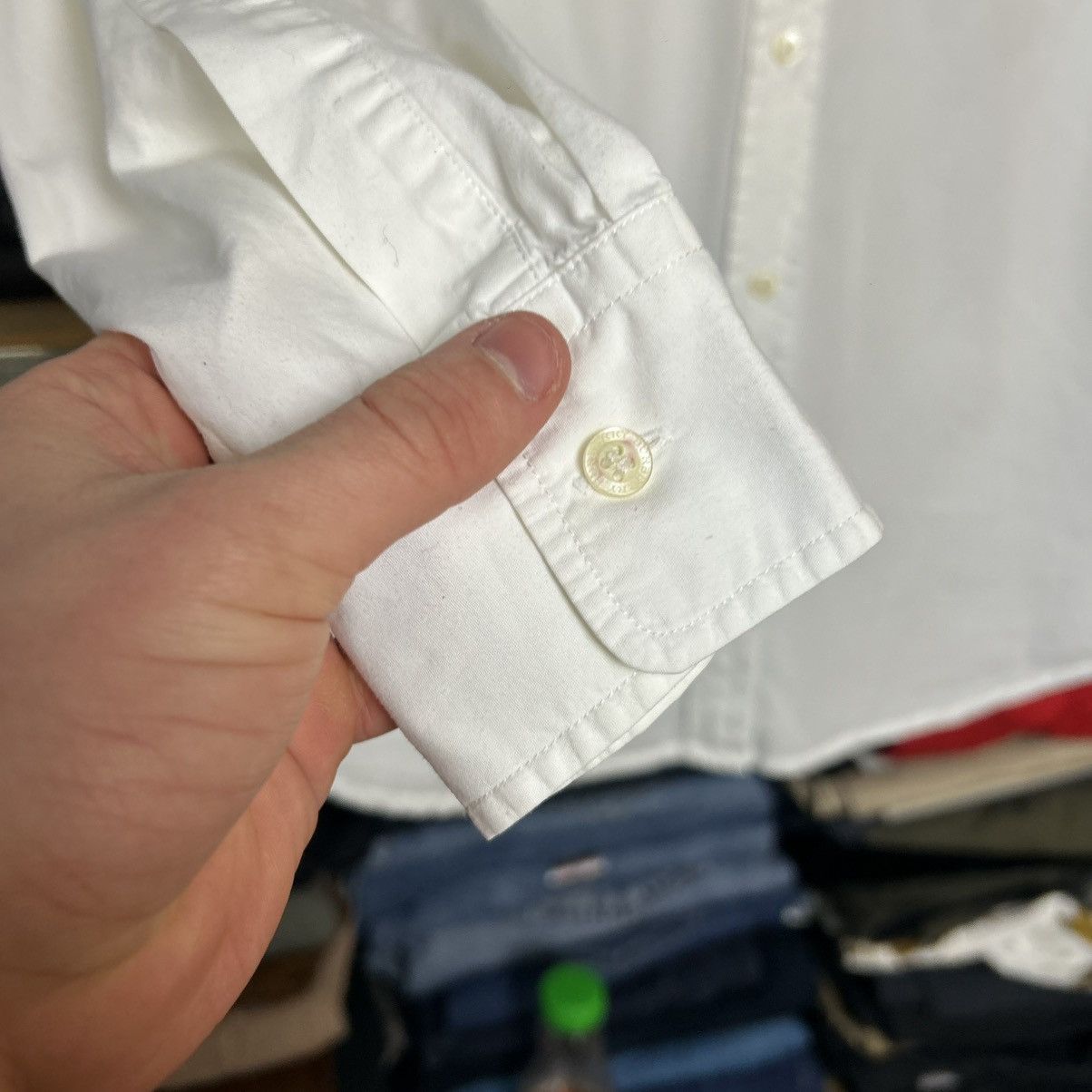 Burberry Luxury Burberry Small Logo vintage designer button shirt Size L / US 10 / IT 46 - 7 Thumbnail
