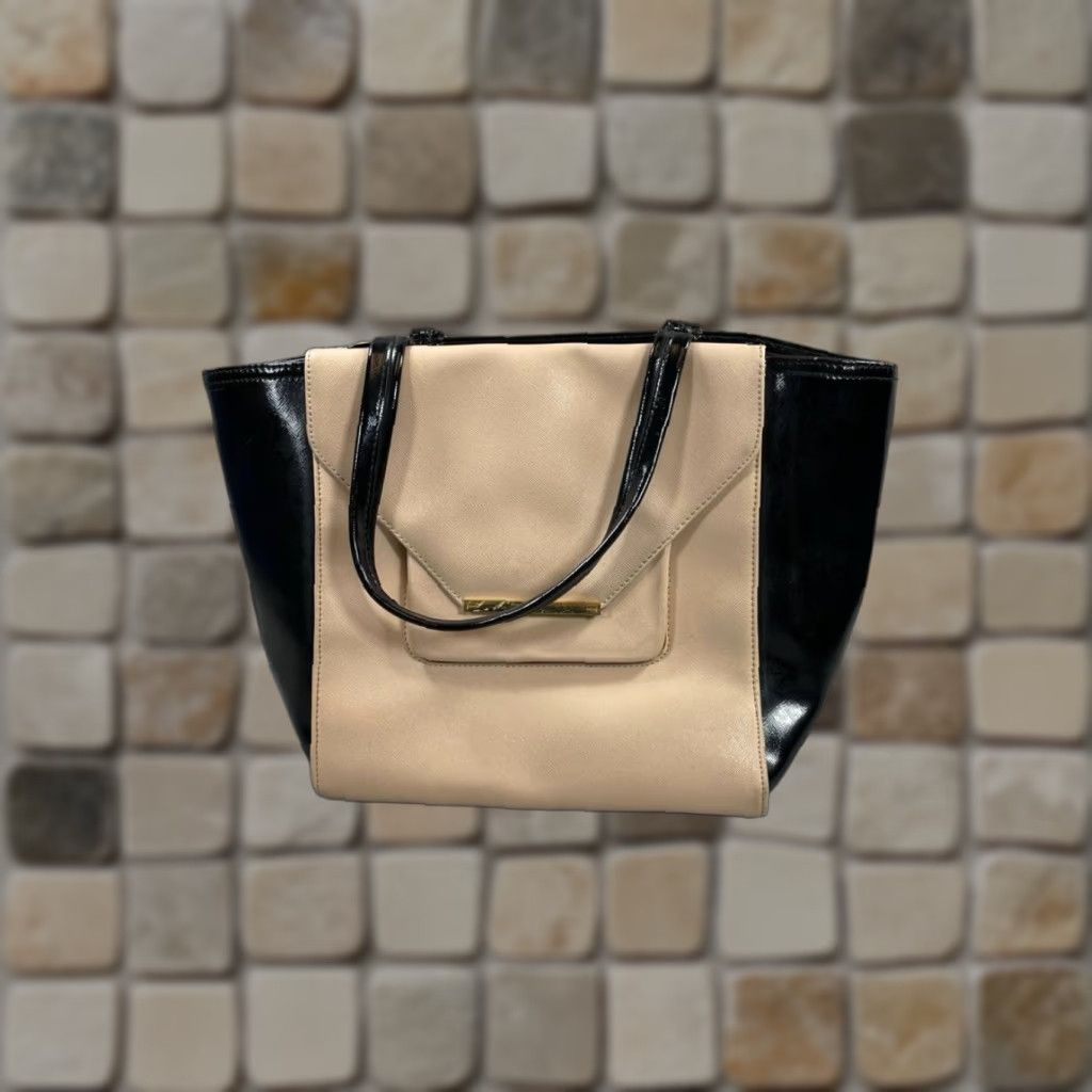 Ted Baker Ted Baker Bags Womens Brown Black Large Tote Inner Zip Pocket Double Handle Strap Size ONE SIZE - 1 Thumbnail