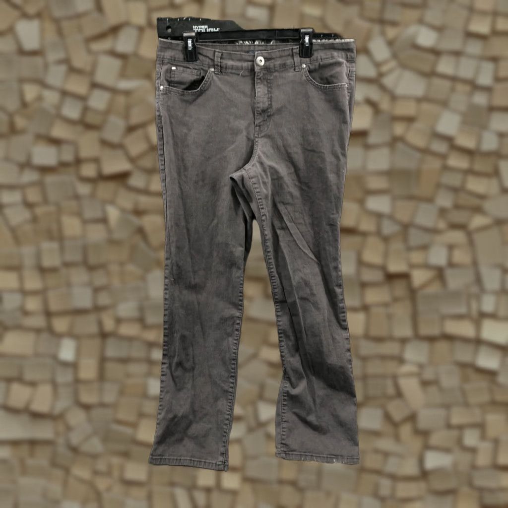Vintage Bandolino Jeans Size 16 Womens Medium Wash Gray Straight 5-Pocket Denim Cotton Belt Loops Regular Inseam 31 in Mens? Womens? Size 38" / US 16 / IT 52 - 1 Thumbnail