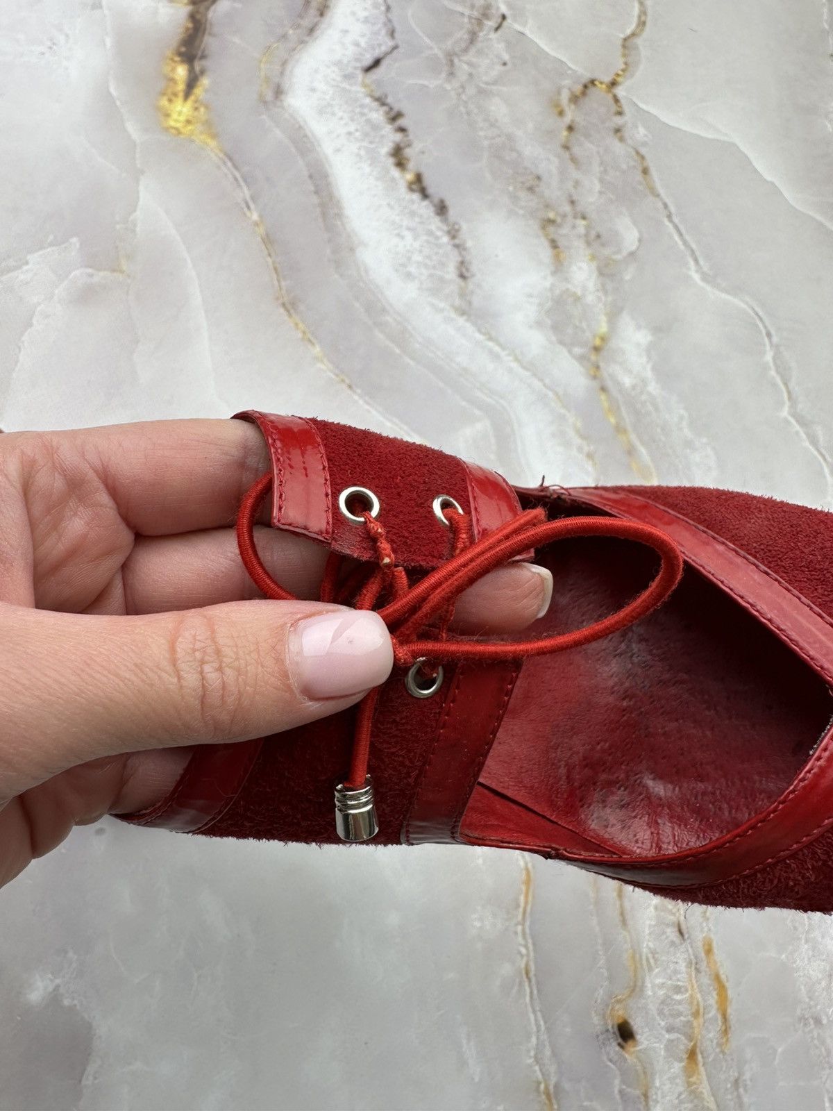 Japanese Brand Vintage Suede Platform Shoes Size US 8 / IT 38 - 4 Thumbnail