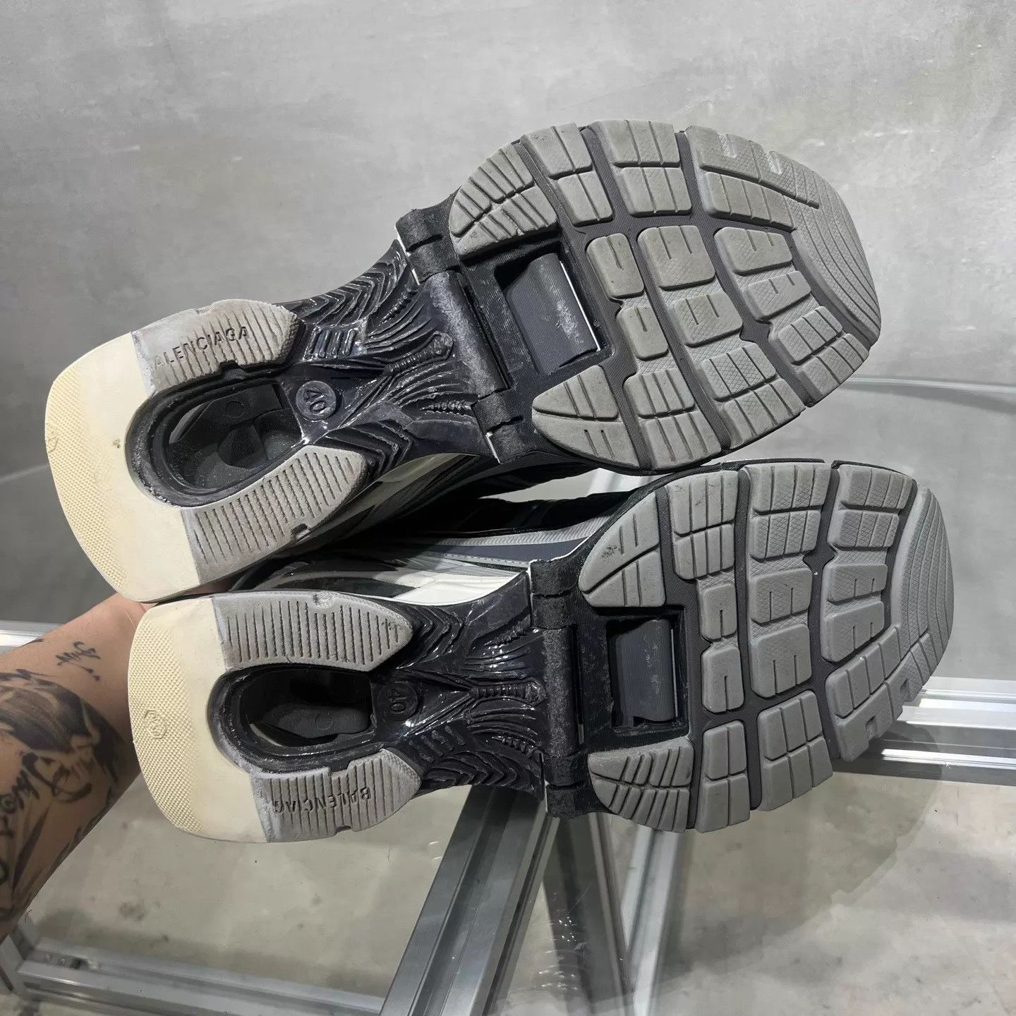 Balenciaga Balenciaga X-Pander Gray Mesh Sneaker 40 Size US 7 / EU 40 - 8 Thumbnail