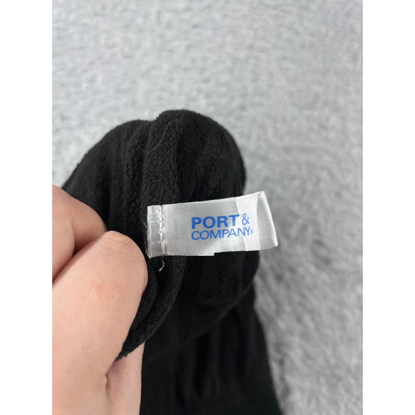 Port & Company Port & Company Beanie Adult One Size Black Knit Acrylic Lined Adjustable Lightweight Clothing Hat Mens Size ONE SIZE - 6 Thumbnail