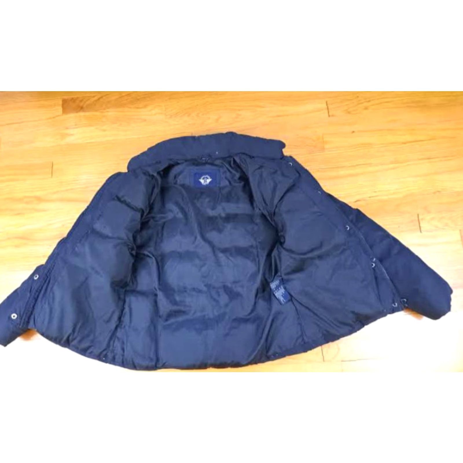 Dockers VINTAGE? DOCKERS Full Zip Puffer Down Black Jacket L? Size US L / EU 52-54 / 3 - 7 Thumbnail