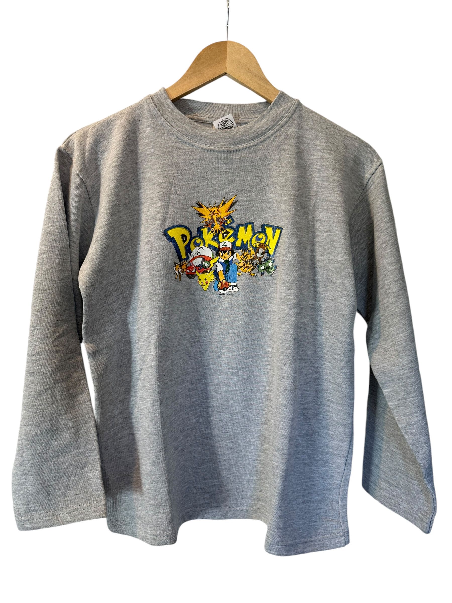 Nintendo Vintage 2000 Pokemon Official Promo Long Sleeve Size US M / EU 48-50 / 2 - 1 Thumbnail