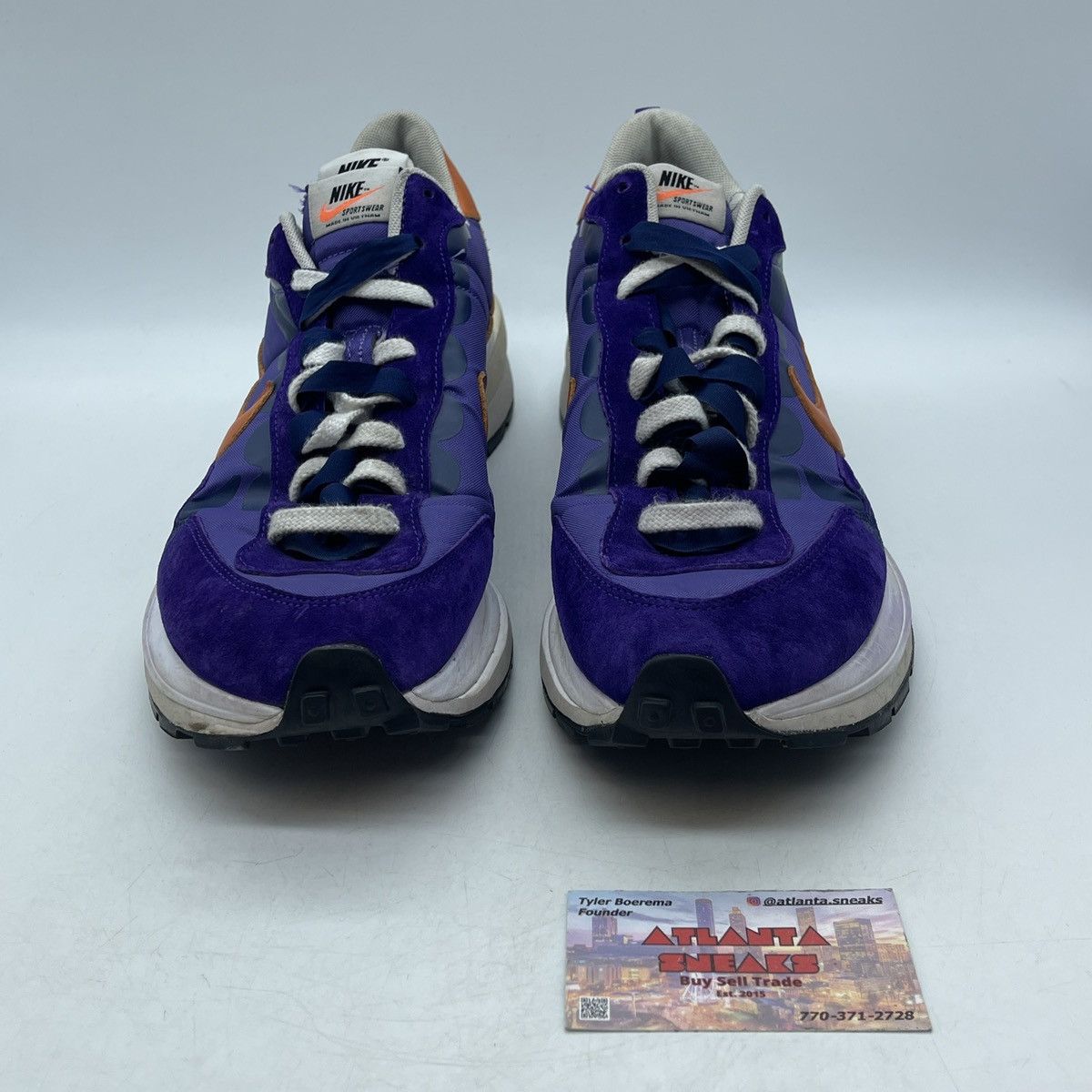 Nike Saco x vaporwaffle dark iris Size US 11 / EU 44 - 2 Thumbnail