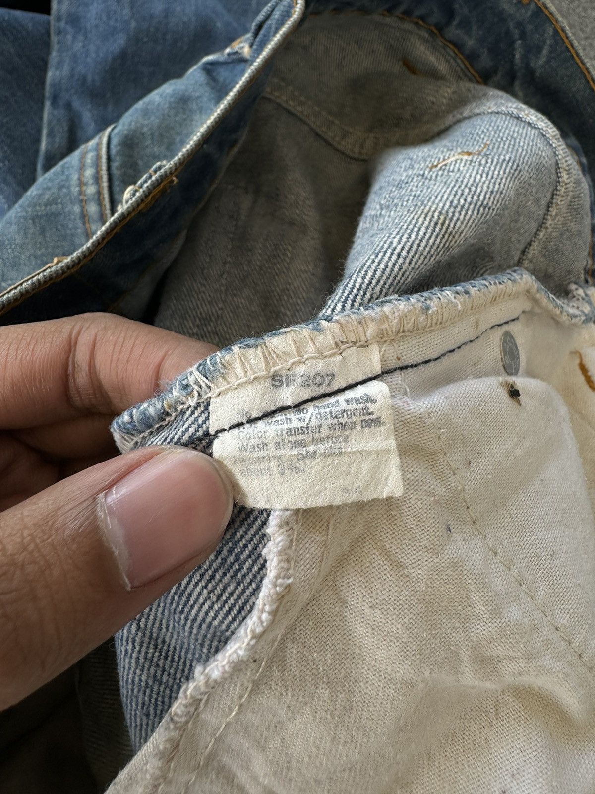Levi's Vintage 70s Levi’s 517 Orange Tab 42Talon Flare Jeans Size US 31 - 14 Thumbnail