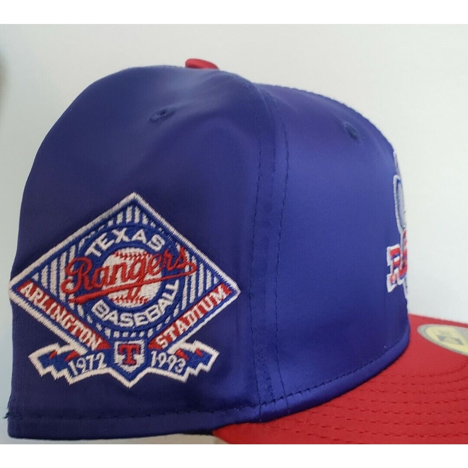 New Era Texas Rangers Hat Cap Arlington Stadium Blue 7 3/4 New Era Size ONE SIZE - 2 Thumbnail