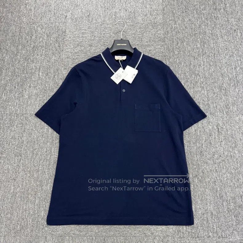 Hermes Hermes H embroidered letter polo shirt Size US XL / EU 56 / 4 - 1 Thumbnail