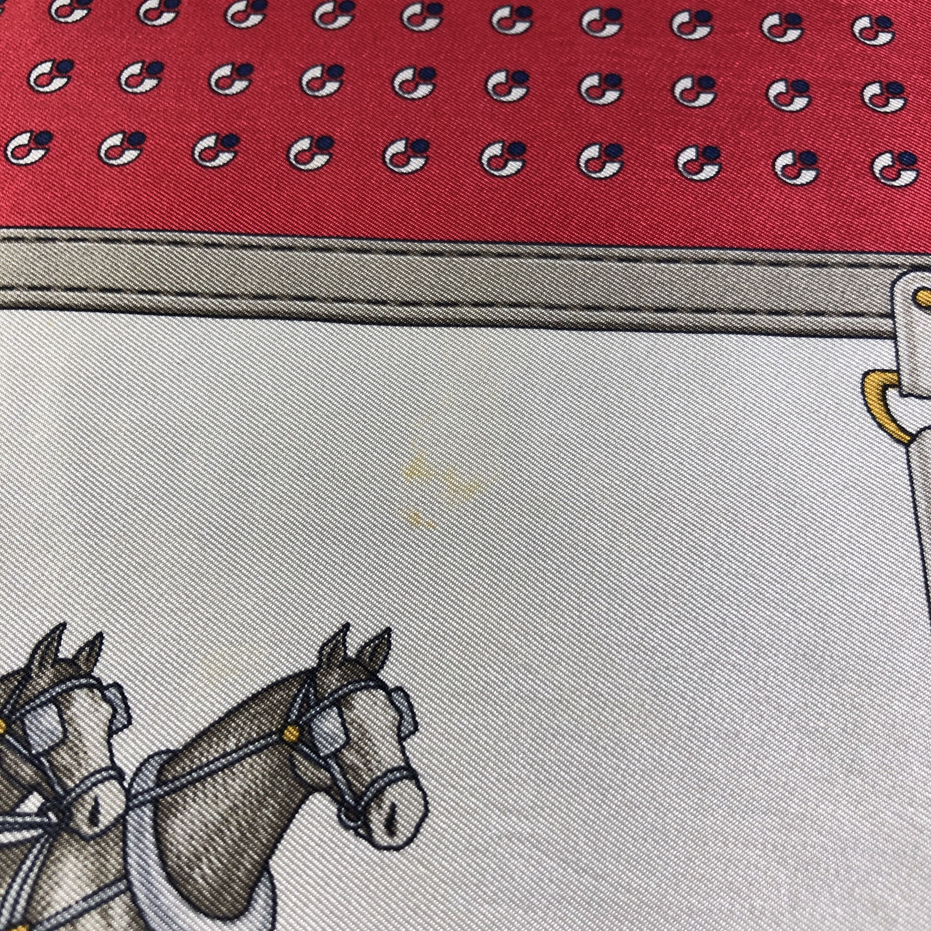 Japanese Brand Classic Carriage Hand Rolled Silk Scarf M1019 Size ONE SIZE - 9 Thumbnail