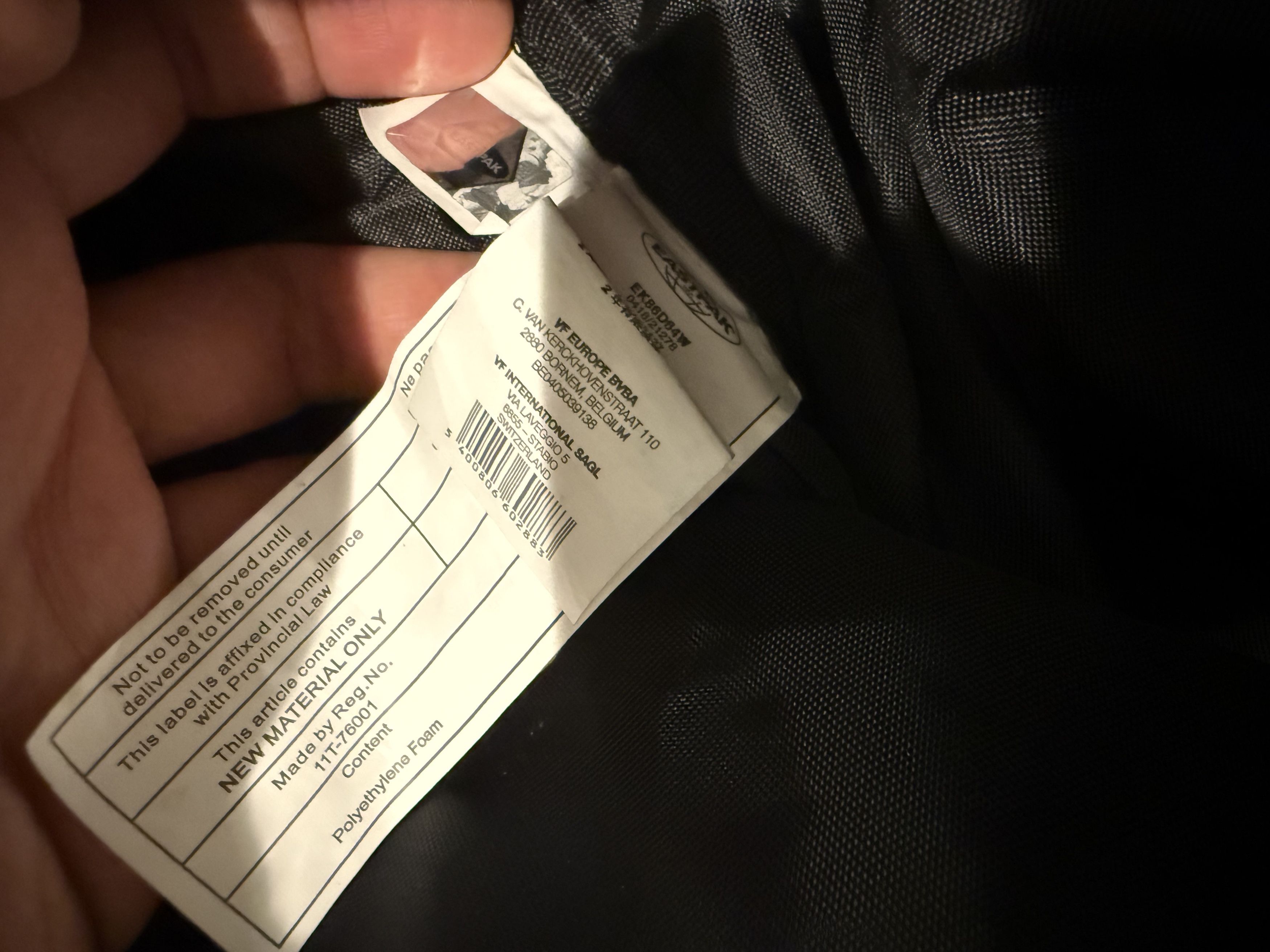 Eastpak × Raf Simons Raf Simons AW18 Eastpak Sleek Sling Backpack Size ONE SIZE - 9 Thumbnail