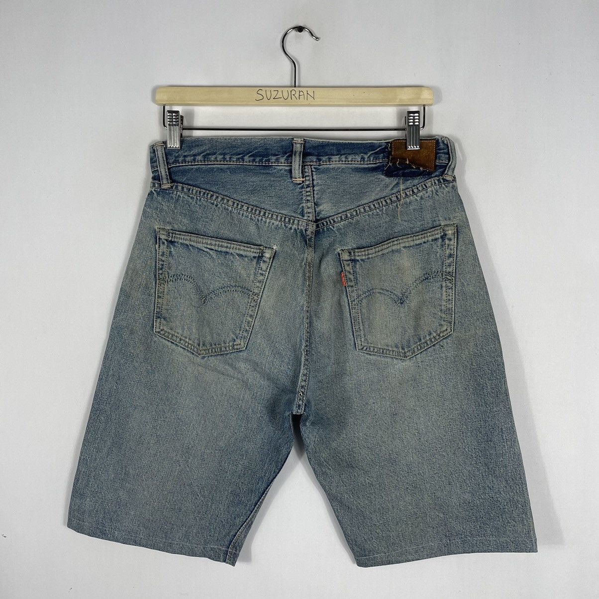 Japanese Brand × Warehouse 🔥Trash🔥🇯🇵Warehouse Stoned Washed Selvedge Dirty Denim Jeans Size US 32 / EU 48 - 3 Thumbnail