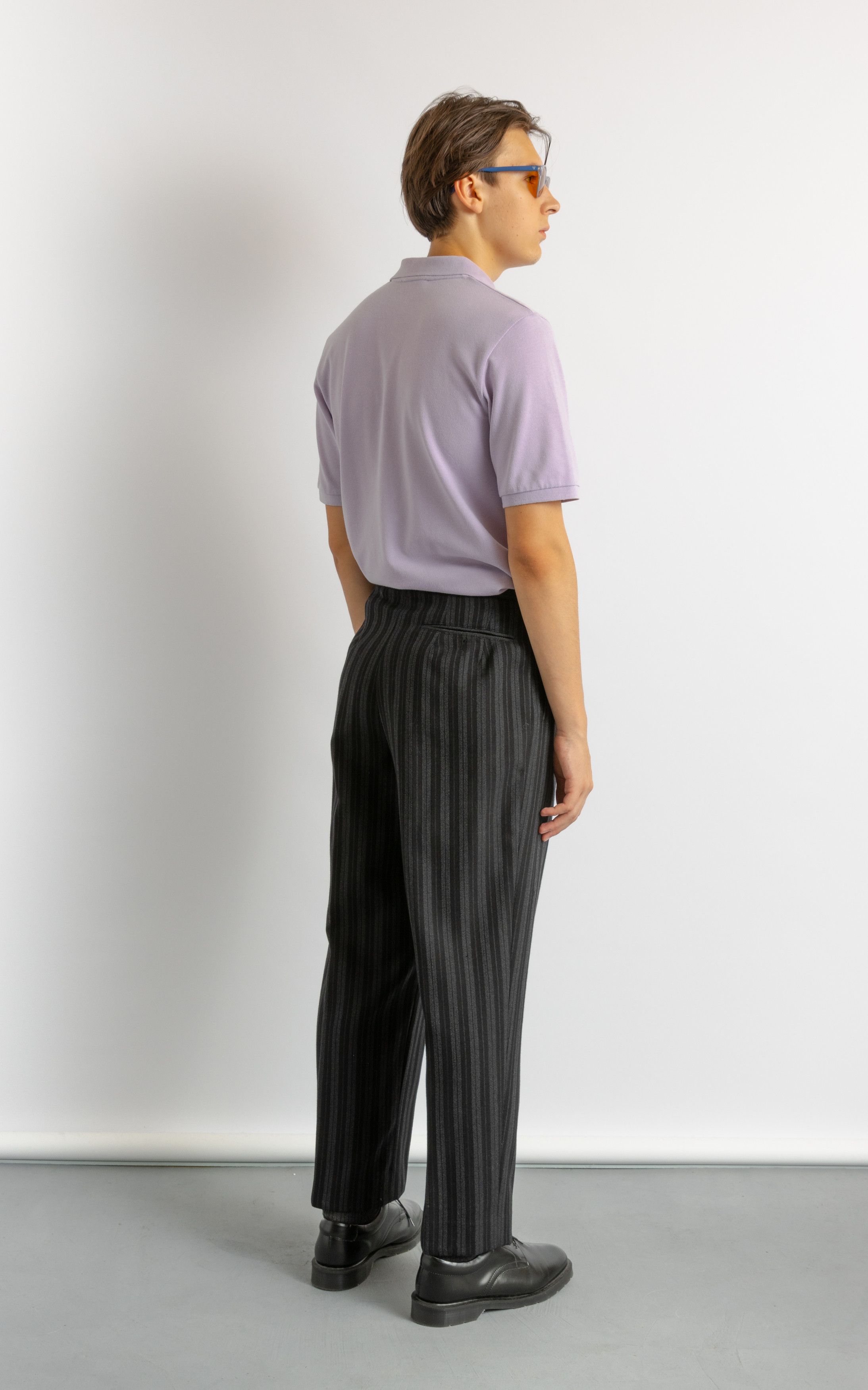Vintage 1940s Men's Vintage European Wool Pants 48 sz 8725 Size US 32 / EU 48 - 5 Thumbnail