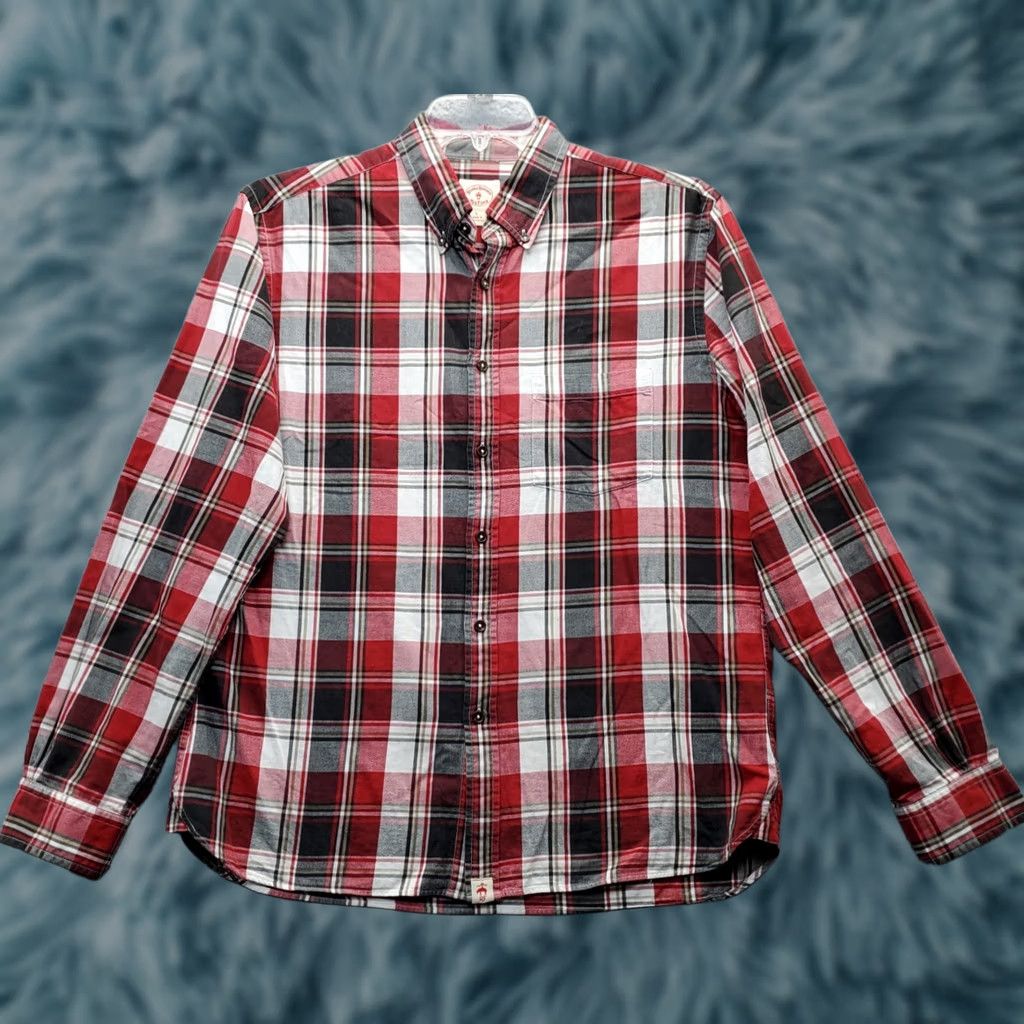 Brooks Brothers Brooks Brothers Button-Down Shirt Men L Multi Plaid Flannel Long Sleeve Collared Size US L / EU 52-54 / 3 - 1 Thumbnail