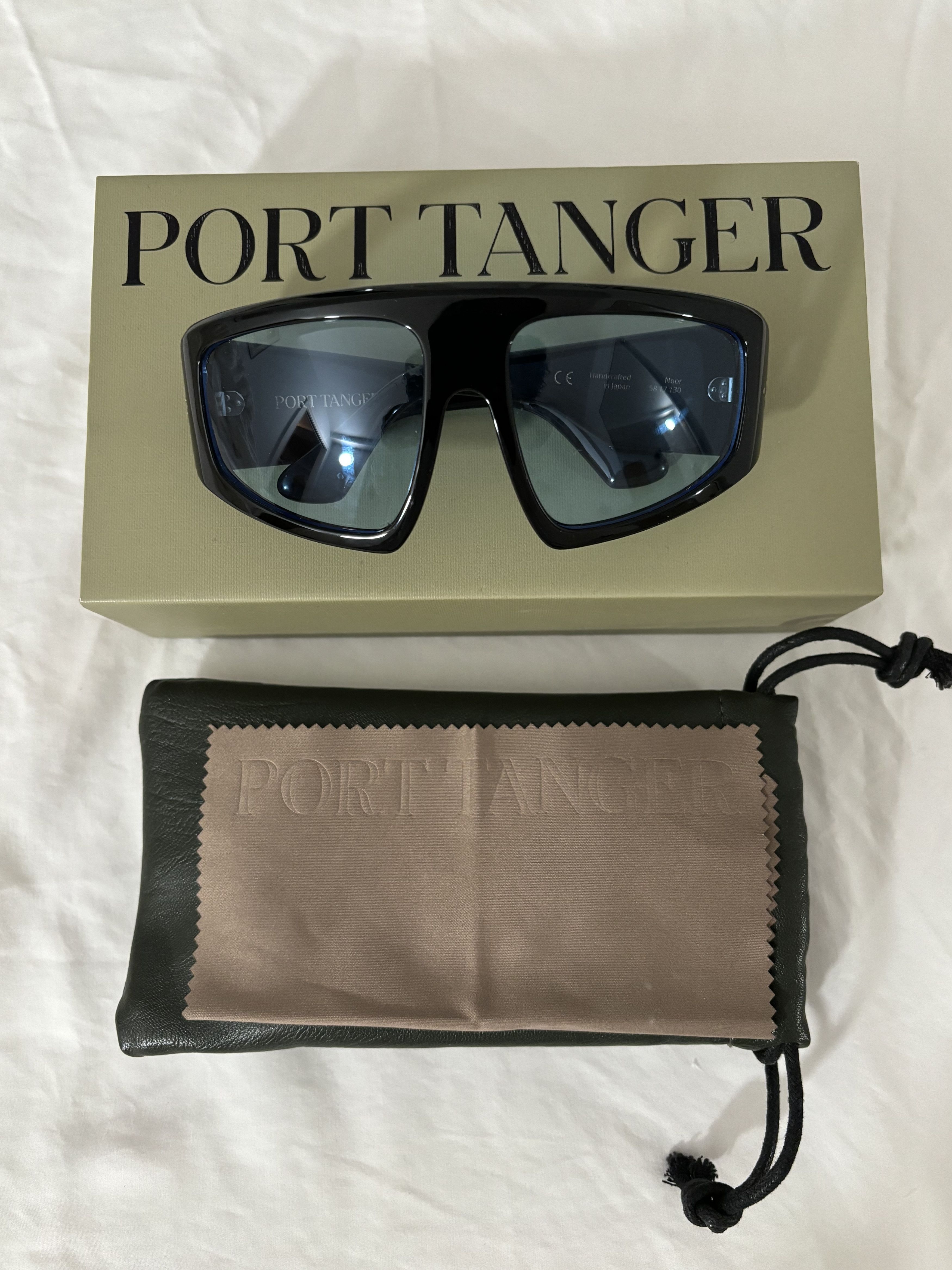 image of Port Tanger “Noor” Blue Lens in Blue/Black, Men's