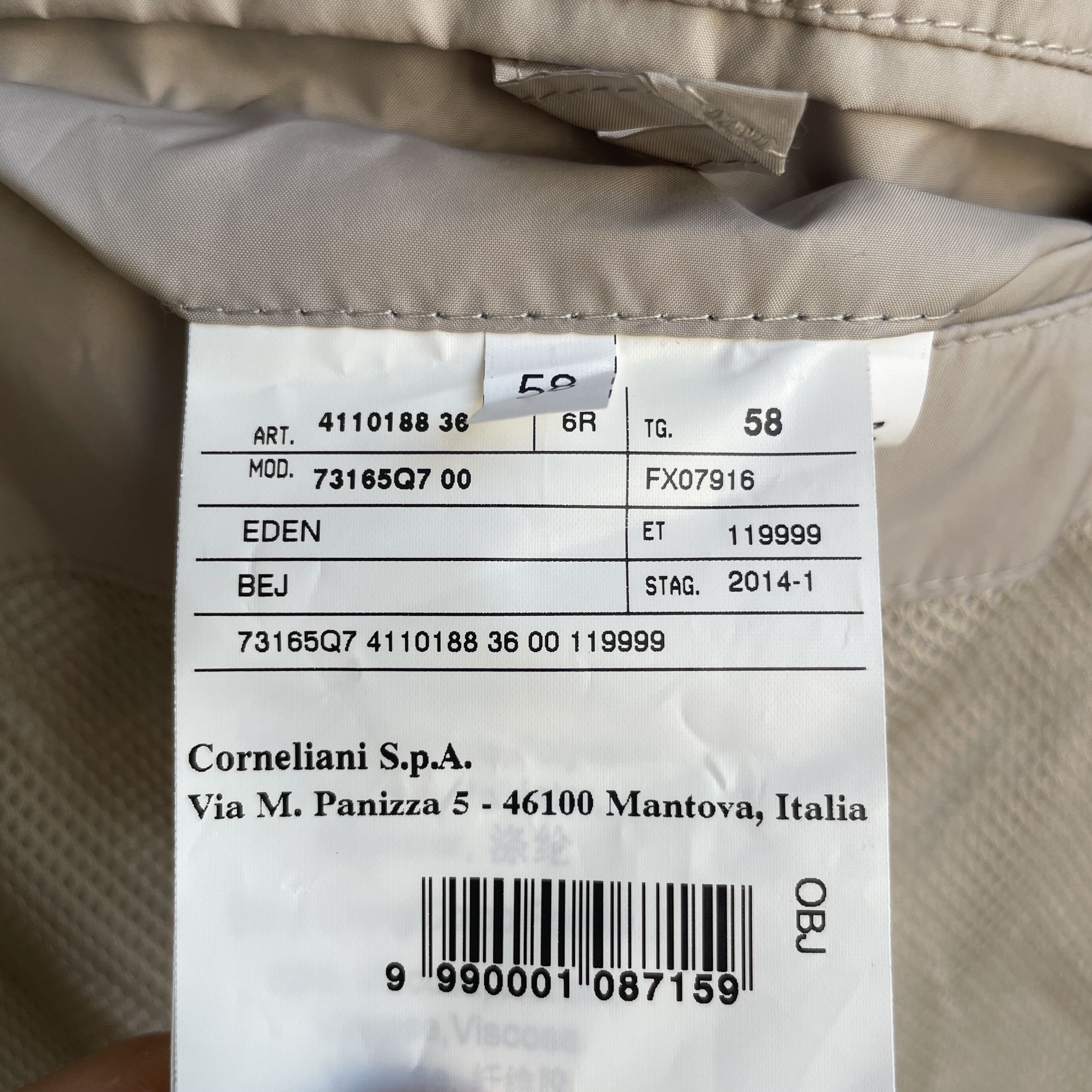 Corneliani Corneliani ID Polyester Lightweight Sport Coat Blazer Size 48R - 11 Thumbnail