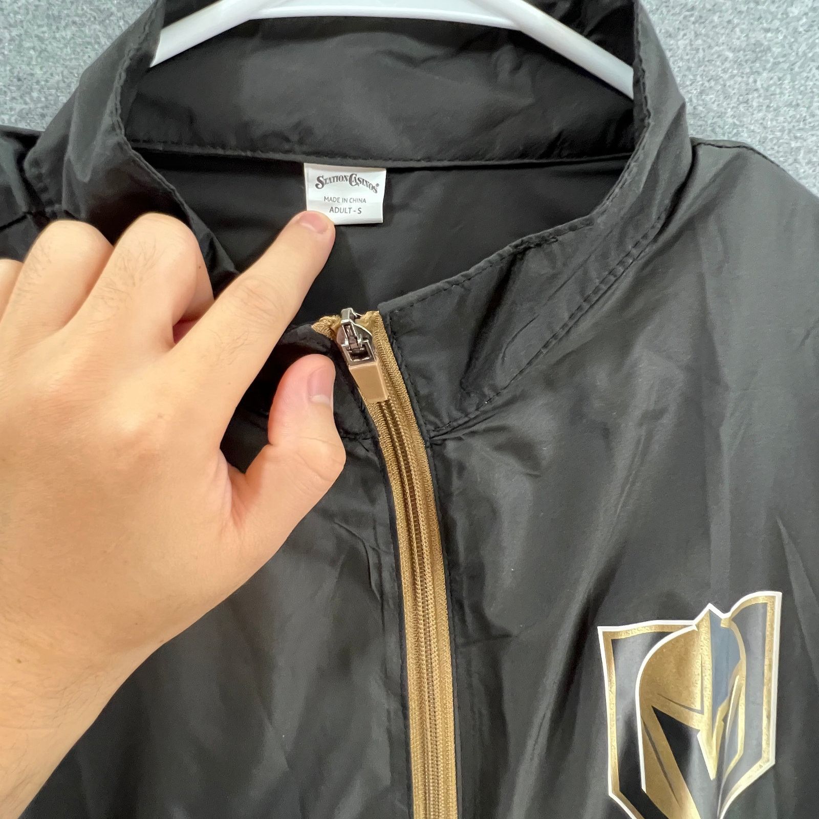 Other Vegas Golden Knights Jacket Adult Small Black Full Zip Size US S / EU 44-46 / 1 - 3 Thumbnail