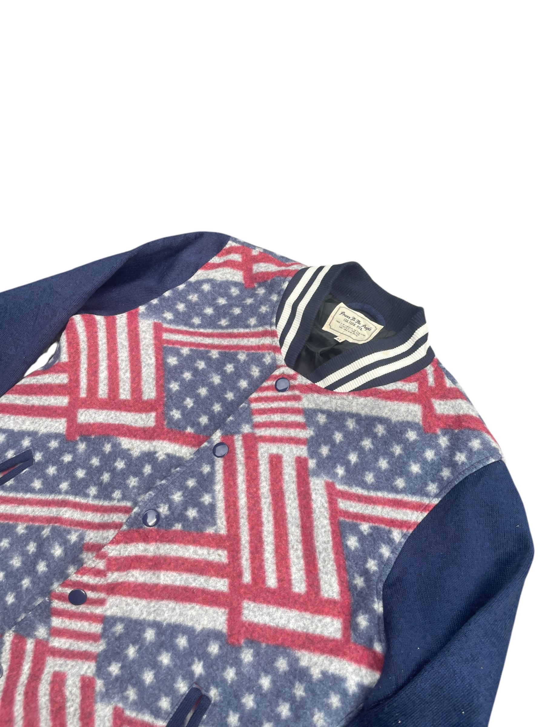 Japanese Brand Power to the People Varsity Jacket Size US M / EU 48-50 / 2 - 4 Thumbnail