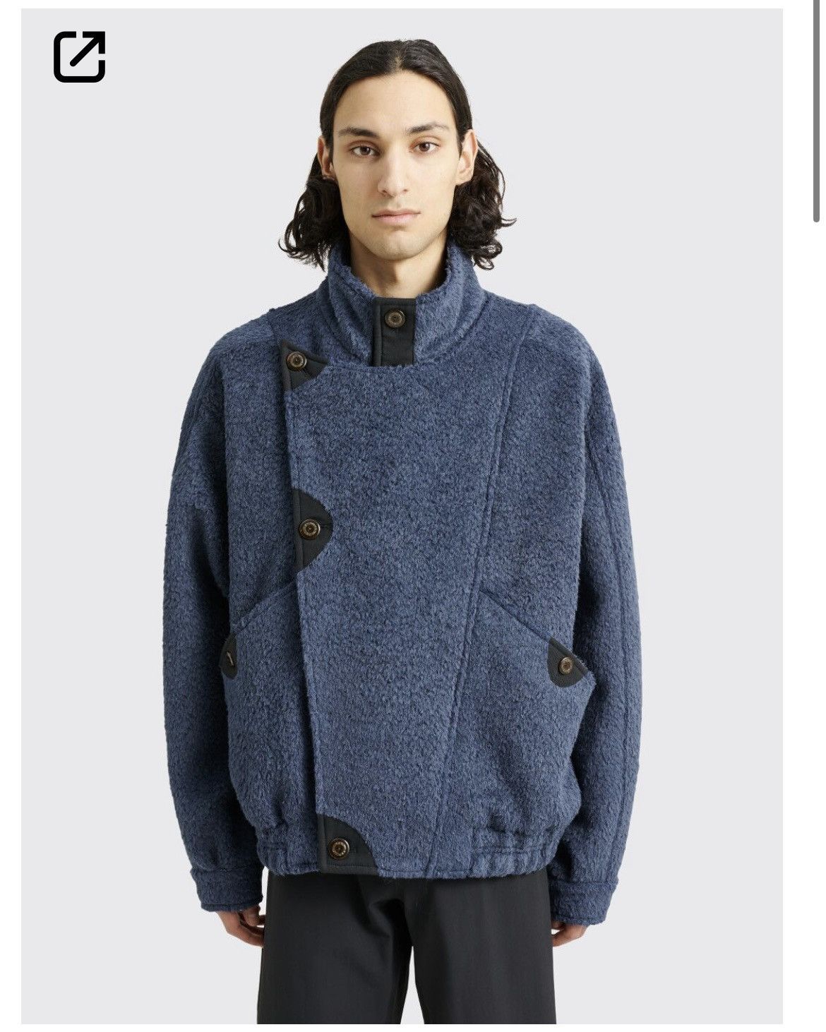 Kiko Kostadinov Maersk Bomber Jacket Alpaca Wool | Grailed