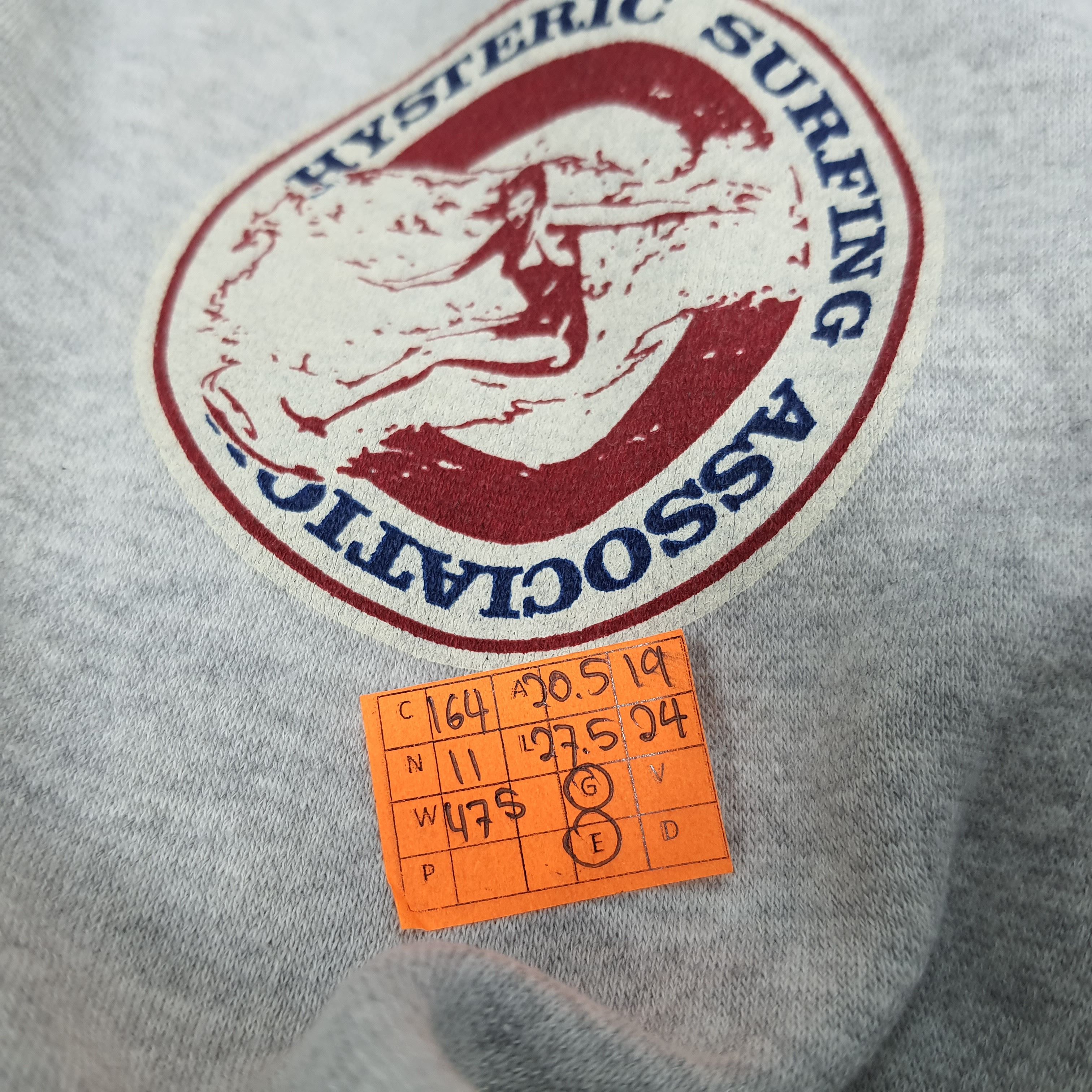 Hysteric Glamour × Japanese Brand × Vintage Vintage Hysteric Surfing Association Zipper Sweatshirts Size US S / EU 44-46 / 1 - 10 Thumbnail