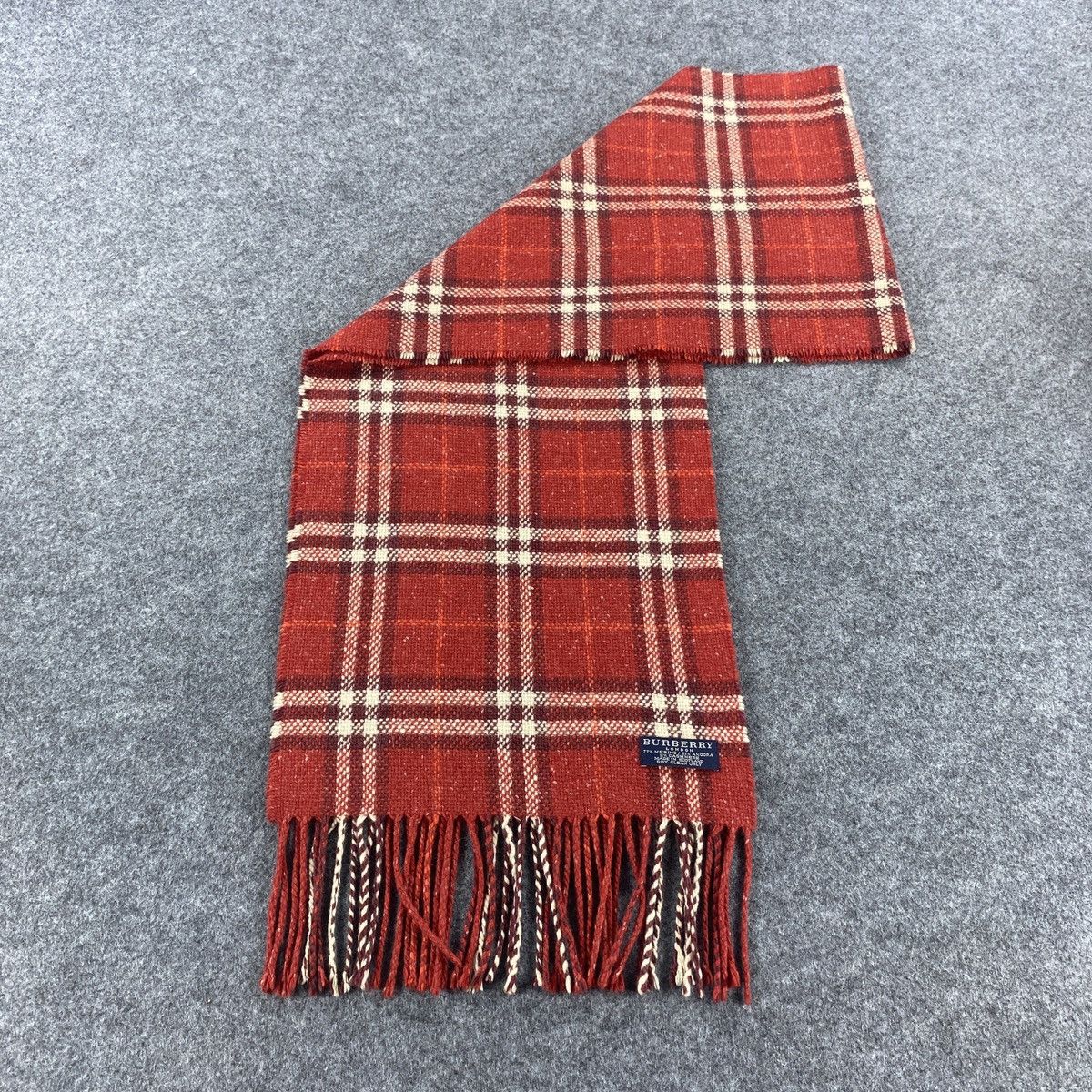 Burberry × Vintage Burberry Scarf # Muffler # Neckwear # D670 Size ONE SIZE - 8 Thumbnail