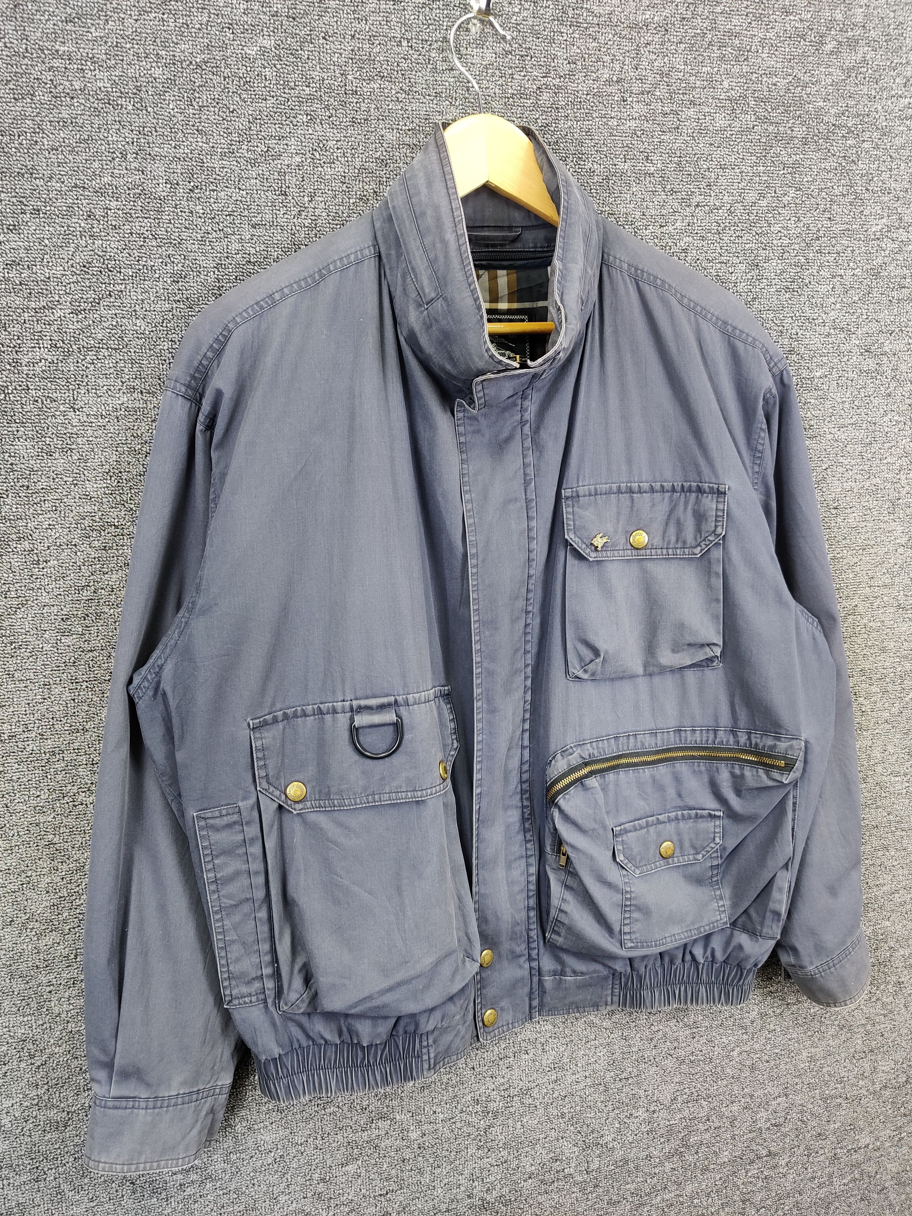 Burberry Vintage Burberrys Nova Check Parachute Bomber Jacket Size US L / EU 52-54 / 3 - 5 Thumbnail