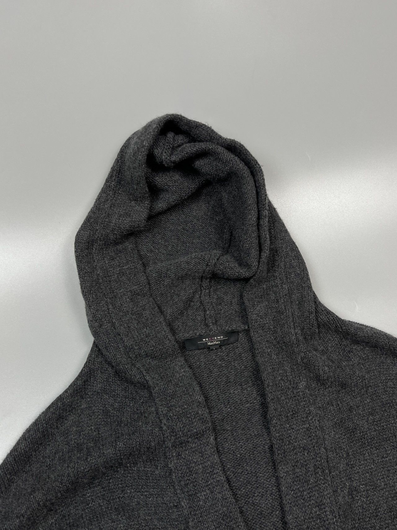 Weekend Max Mara Weekend Max Mara Oversized Hooded Cardigan (Y0359) Size L / US 10 / IT 46 - 2 Thumbnail