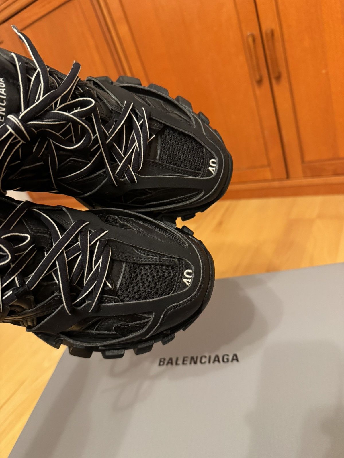 Balenciaga Balenciaga LED Track Triple Black Size US 7 / EU 40 - 10 Thumbnail