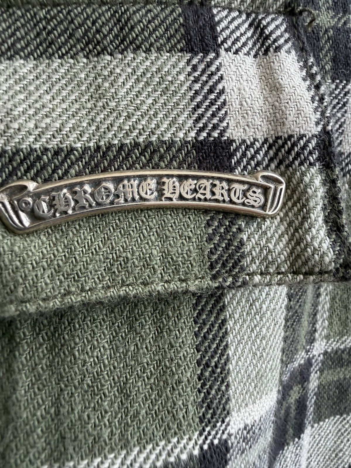 Chrome Hearts Chrome Hearts Work Dog Floral Plaid Flannel Jacket Size US XL / EU 56 / 4 - 3 Thumbnail