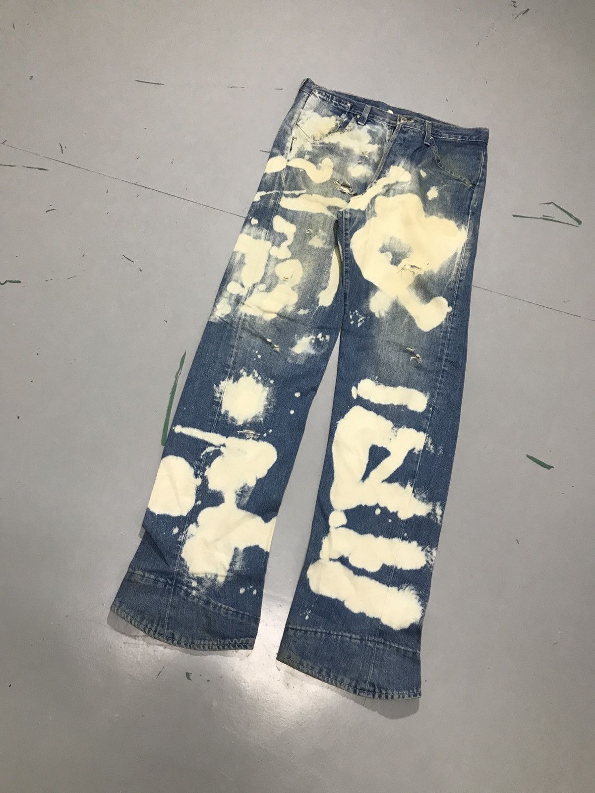 Levi's Vintage Levi’s buckle belt bleached denim Size US 34 / EU 50 - 3 Thumbnail