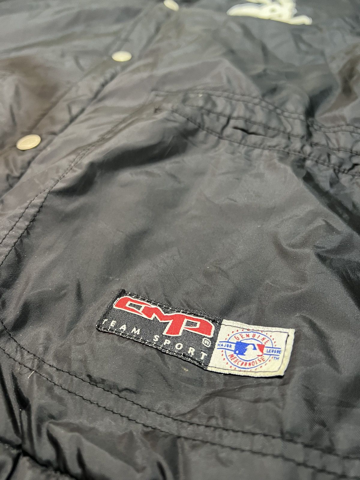 Other Vintage CMP Chicago White Sox Jacket Black MLB Style Size US XL / EU 56 / 4 - 3 Thumbnail