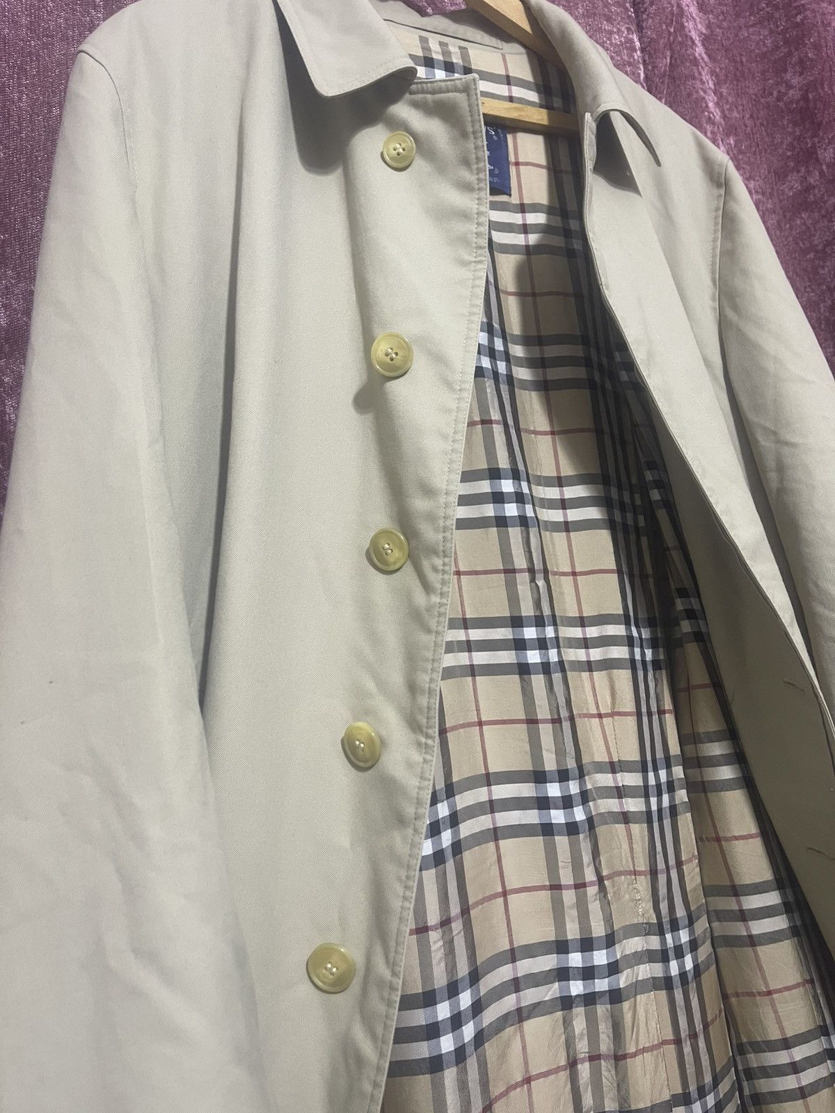 Burberry × Burberry Prorsum × Vintage VINTAGE BURBERRYS TRENCH COAT NOVA CHECK BEIGE Size US XL / EU 56 / 4 - 7 Thumbnail
