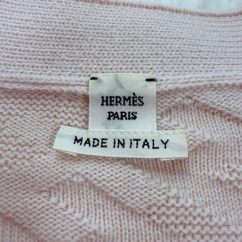 Hermes Hermes Light Pink Logo All-Over Print Cardigan Size XXS / US 00 / IT 34 - 3 Thumbnail