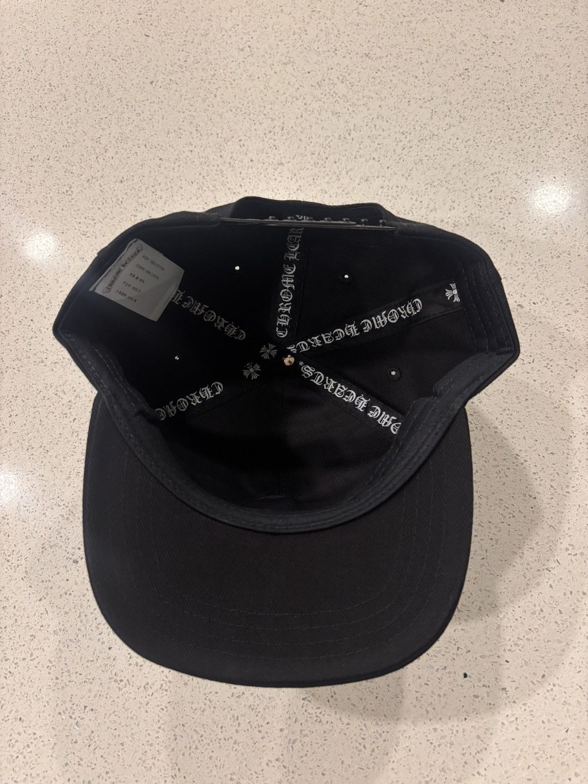 Chrome Hearts Chrome Hearts Vertical Logo Hat Size ONE SIZE - 2 Thumbnail