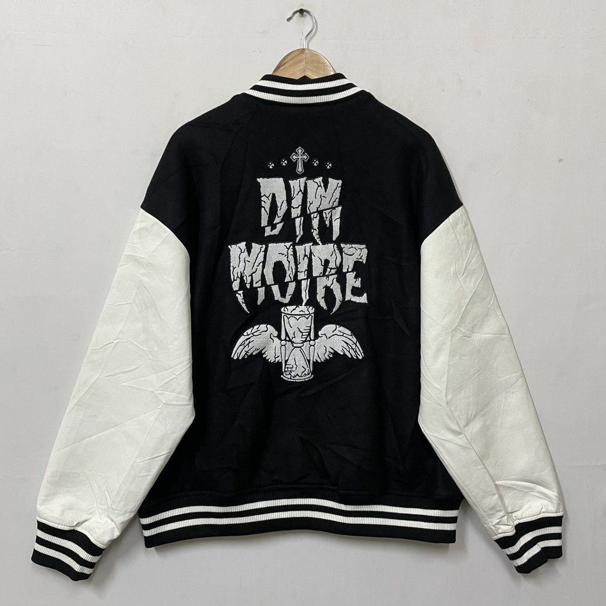 Japanese Brand Varsity Dim Moire Jesus Cross Size US XL / EU 56 / 4 - 4 Thumbnail