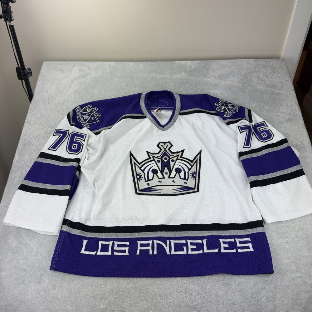 Reebok Vintage Reebok Los Angeles Kings Goalie Style Jersey Made i Size US XXL / EU 58 / 5 - 1 Thumbnail