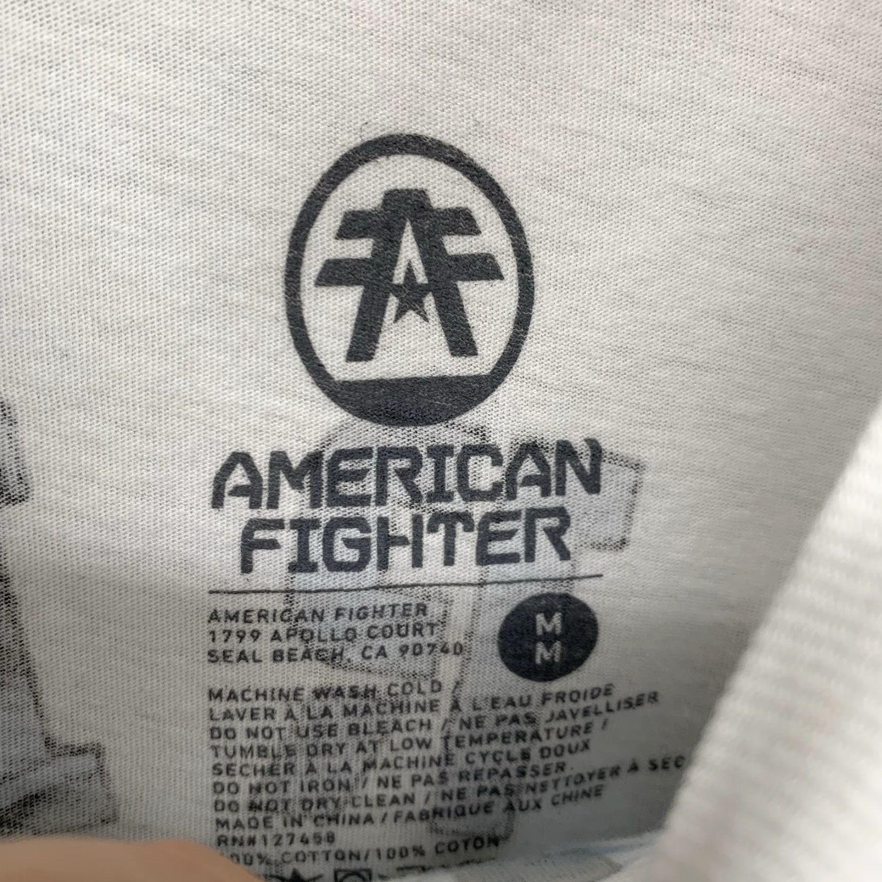 Vintage VINTAGE American Fighter Men T-shirt Athletic Short Sleeve Crew Neck MMA Graphic 2020s Size US M / EU 48-50 / 2 - 5 Thumbnail