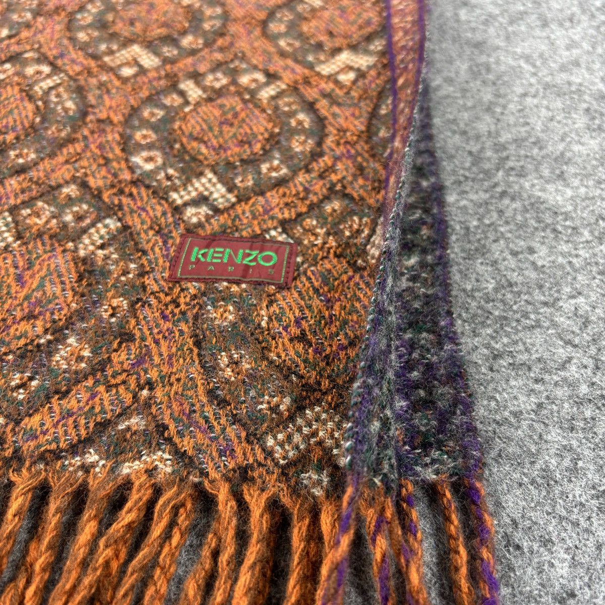 Kenzo × Vintage Kenzo Scarf # D761 # Muffler # Neckwear Size ONE SIZE - 4 Thumbnail